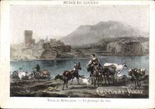 CPA Museum of the Louvre Nicolas Beerchem the passage of the vat