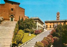 CPM Roma Le Capitole et Eglise de Sainte Marie d'Aracoeli
