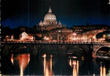 CPM Roma General view prise de la promenade le long du Tevere