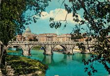 CPM Roma Promenade le long du fleuve Tevere