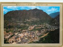 CPM Andorra Valls d'Andorra Vue Partielle