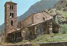 CPM Andorra Valls d'Andorra Eglise Romane