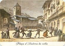 CPM Andorra Placa d'Andorra la vella