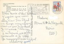 CPM Andorra Valls d'Andorra Canillo Chapelle Romane du Xe s