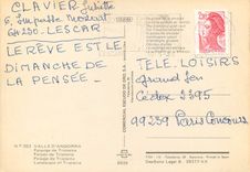 CPM Andorra Valls d'Andorra Paisage de Tristaina