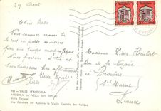CPM Andorra Valls d'Andorra Vue General