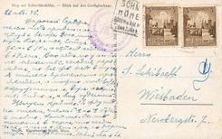 CPA Weg zur Schmittenhohe Grossglockner