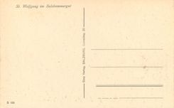 CPA St Wolfgaang mit Schafberg