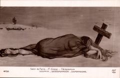 Fantasy CPA SAlon of Paris has Girod despair