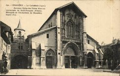 Chambery CPA the cathedral Old church of the Minor brothers conventuels of Saint François d' Assise