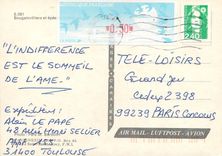 CPM Saint Barthelemy Bougainvilliers et epee
