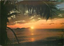 CPM Saint Barthelemy Coucher de soleil
