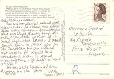 CPM Saint Barthelemy Antilles Francaises