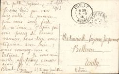 Louvesc CPA seen panoramic Mount Chaix (1200 alt)