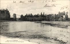 CPA Surroundings of Issoire Allier and the bridge of Parentiganat
