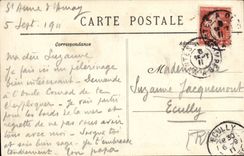 Sainte Anne d' Auray CPA the basilica and the place