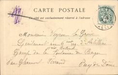 Vichy CPA the casino the room in the concerts