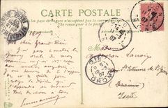 Lyon CPA Bridge of Guillotiere to the hotel God