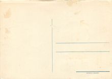 CPM Palermo 1925 oct 1947 Confresso Nazionale Postelegrafonici Timbres Poste