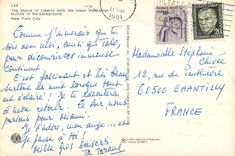 CPM New York City The Statue of Liberty with the lower Manhattan skyline in the background