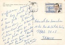 CPM New York Sky The Empire State Building lighing up the New York City