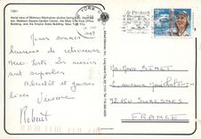 CPM New York City Aerial view of Midtown Manhattan skyline facing East