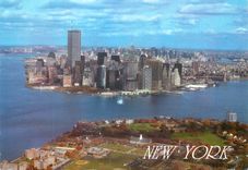 CPM New York Spectacular Aerial View of New York's