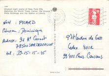 CPM New York Unusual night scene of New York City