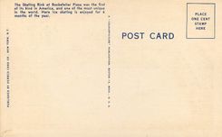 CPA The Skating Rink at Rocketeller Plaza  New York City