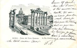 CPA Roma Parte del Foro Romano
