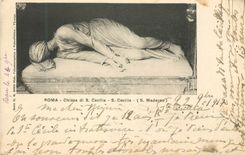 CPA Roma Chiesa di S Cecilia (S Maderno)