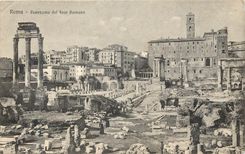 CPA Roma Panorama del Foro Romano