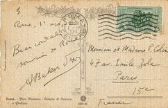 CPA Roma Foro Romano Tempio di Castore