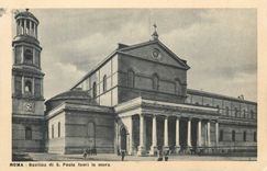 CPA Roma Basilica di S Paolo fuori le mura