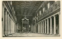 CPA Roma Basilica S Maria Maggiore Interno