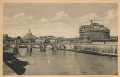 CPA Roma Pont et Chateau St Ange