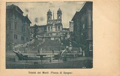 CPA Trinita dei Monti (Piazza di Spagna)