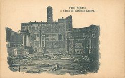 CPA Foro Romano e l'Arco di Setiimio Severo