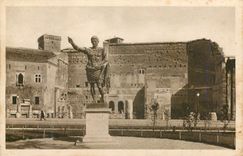 CPA Roma Statua e Joro d'Augusto