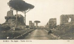 CPA Roma Via Appia Tombe diverse