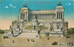 CPA Roma Monumento a Vittorio Emanuele II