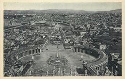 CPA Roma Veduta dalla Cupola di S Pietro