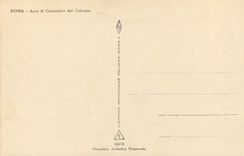 CPA Roma Arco di Constantino dal Colosseo