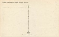 CPA Roma Campidoglio Statua di Marco Aurilio