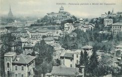 CPA Torino Panorama parziale e Monte dei Cappucial