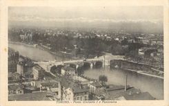 CPA Torino Ponte Umberto I e Panorama
