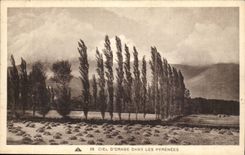 CPA Sky of storm in the Pyrenees