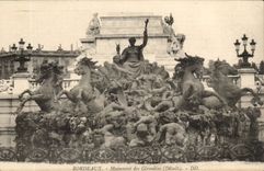 Bordeaux CPA Monument of Of Gironde (details)
