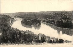 Environs de Lyon CPA L'ile Barbe Vue generale