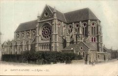 Saint Nazaire CPA die Kirche